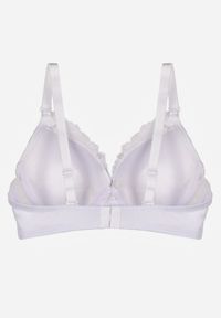 Renee - Biały Koronkowy Biustonosz w Klasycznym Stylu Coralee. Kolor: biały. Materiał: koronka. Wzór: gładki, aplikacja #3