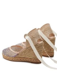 LE SILLA - Le Silla Espadryle Gilda 0423U060M1PPSAS158 Beżowy. Kolor: beżowy. Materiał: materiał #5