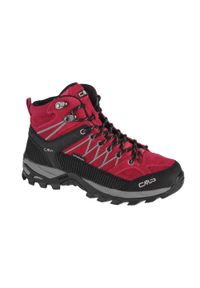 Buty trekkingowe damskie CMP Rigel Mid Wmn WP. Zapięcie: sznurówki. Kolor: różowy. Materiał: materiał, skóra. Szerokość cholewki: normalna #1