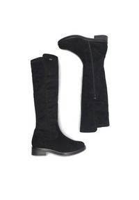 Remonte Kozaki D8387-02 Czarny. Kolor: czarny. Materiał: skóra, zamsz #6