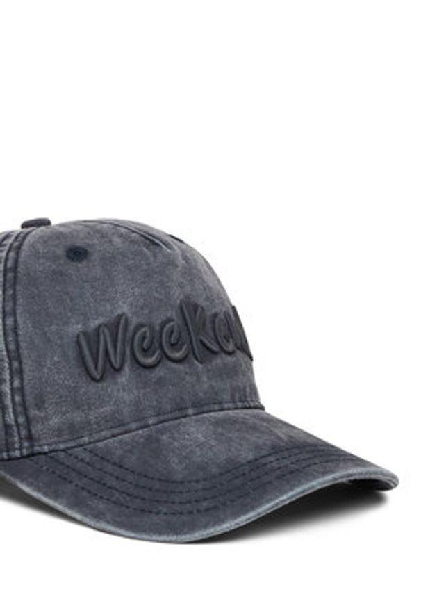 Weekend Max Mara Czapka z daszkiem Bruno 2525576024 Granatowy. Kolor: niebieski. Materiał: bawełna