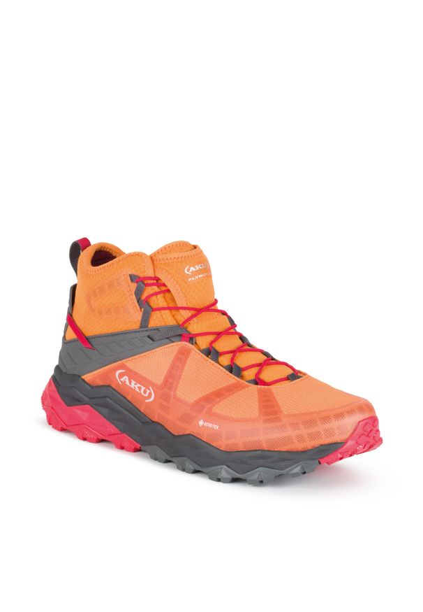 Buty trekkingowe męskie Aku Flyrock GTX. Kolor: pomarańczowy. Szerokość cholewki: normalna