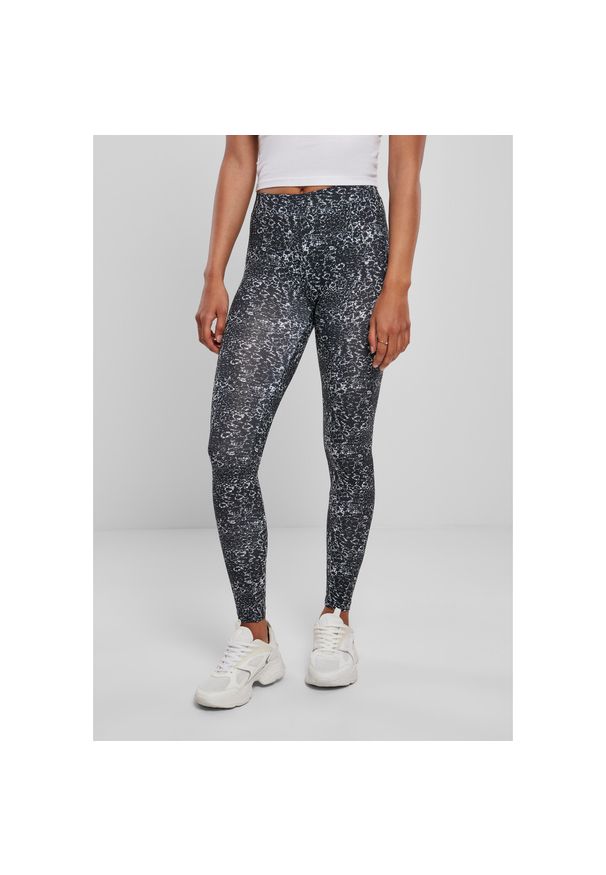 Legginsy damskie Urban Classics aop (grandes tailles). Kolor: czarny, wielokolorowy, biały