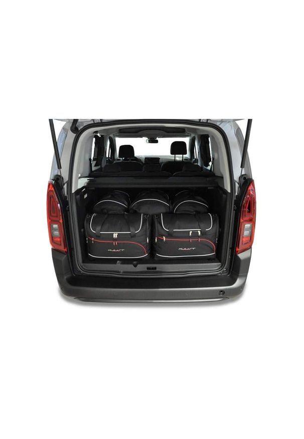 KJUST - Torby Do Bagażnika Citroen Berlingo M 2018+ 5Szt Kjust. Kolor: czarny. Styl: sportowy