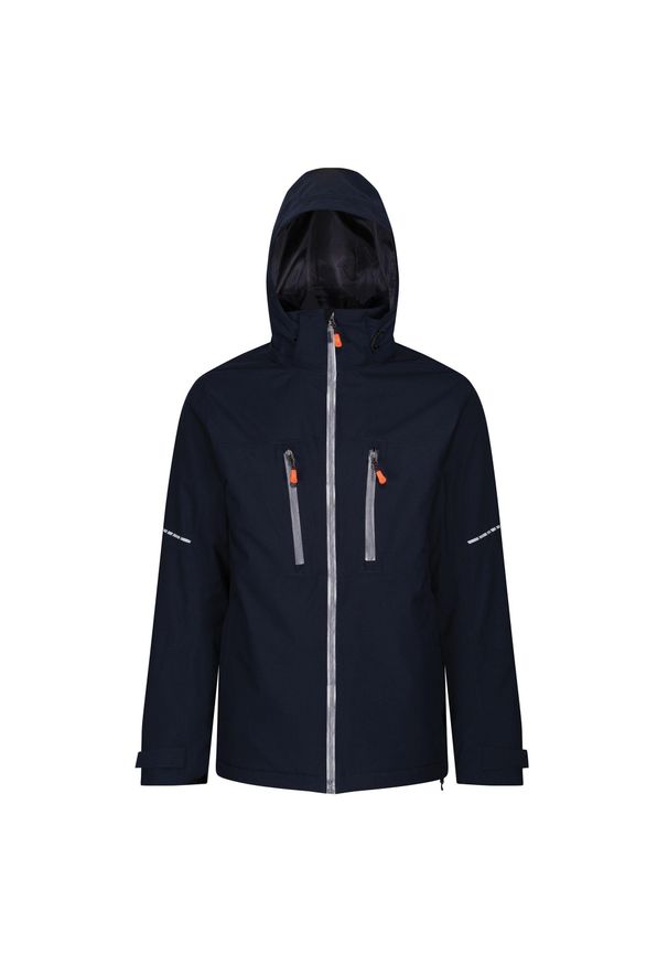 Regatta - Dare 2b Męska Kurtka Wiatrówka Oxidate. Kolor: szary, niebieski, wielokolorowy. Sport: turystyka piesza