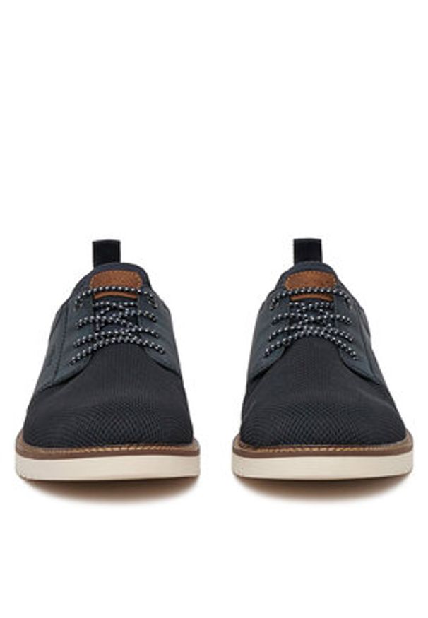 Rieker Sneakersy 04550-14 Granatowy. Kolor: niebieski. Materiał: skóra