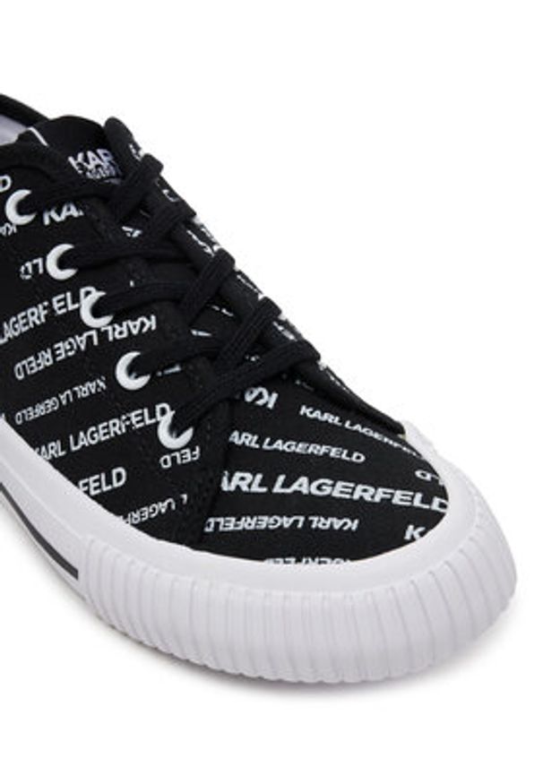 Karl Lagerfeld Kids Tenisówki Z30562 S Czarny. Kolor: czarny. Materiał: materiał