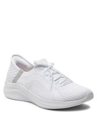 skechers - Skechers Sneakersy Ultra Flex 3.0-Brilliant Path 149710/WHT Biały. Kolor: biały. Materiał: mesh, materiał #5