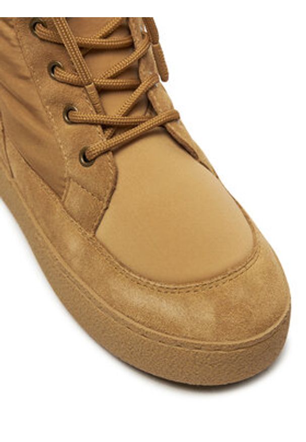 Moon Boot Śniegowce Ltrack Combat 80D2450200 Brązowy. Kolor: brązowy. Materiał: zamsz, skóra