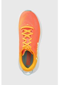 HOKA - Hoka buty RINCON 3 1119396 kolor pomarańczowy 1119396-SPCN. Nosek buta: okrągły. Zapięcie: sznurówki. Kolor: pomarańczowy. Materiał: guma. Wzór: geometria. Obcas: na obcasie. Wysokość obcasa: niski. Sport: bieganie #5