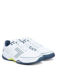 EA7 Emporio Armani Sneakersy X8X242 XK438 MZ872 Biały. Kolor: biały. Materiał: skóra #4