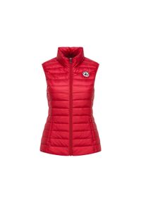 Jott - Damska kurtka bez rękawów JOTT Seda Noos. Kolor: czerwony. Materiał: puch, tkanina. Długość rękawa: bez rękawów. Sezon: zima. Sport: narciarstwo #1