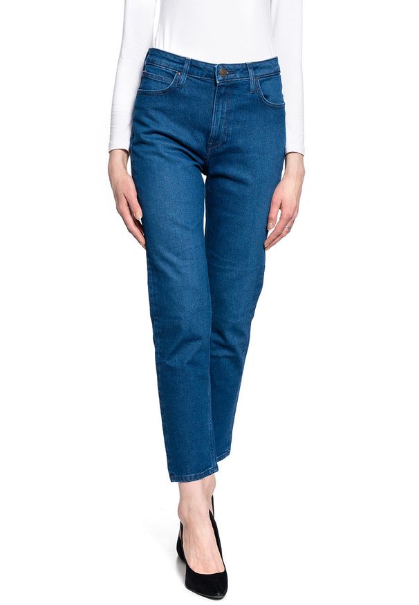 Lee - LEE REGURAL STRAIGHT CAROL DAMSKIE SPODNIE JEANSOWE DARK WORN L30ULTHF 112106767