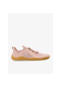 Buty trailowe damskie Vivobarefoot Primus Trail Knit FG. Kolor: różowy. Styl: sportowy