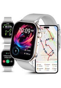 Rubicon - Zegarek damski SMARTWATCH F42 -GPS- szary PROF. Rodzaj zegarka: smartwatch. Kolor: szary #1