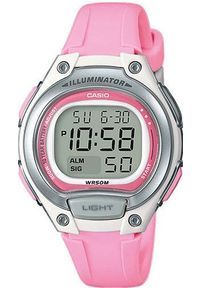 Zegarek Casio LW-203 -4AV Dual Time damski różowy. Kolor: różowy #1