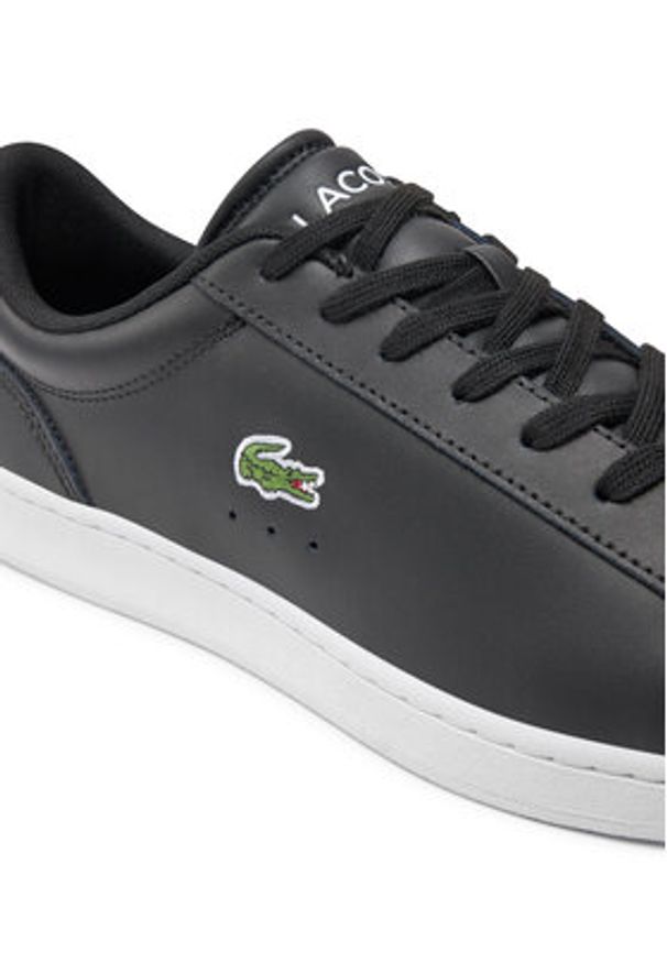 Lacoste Sneakersy 748SMA0011 Czarny. Kolor: czarny. Materiał: skóra