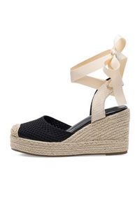 DeeZee Espadryle WS2509-001 Czarny. Kolor: czarny. Materiał: materiał #3