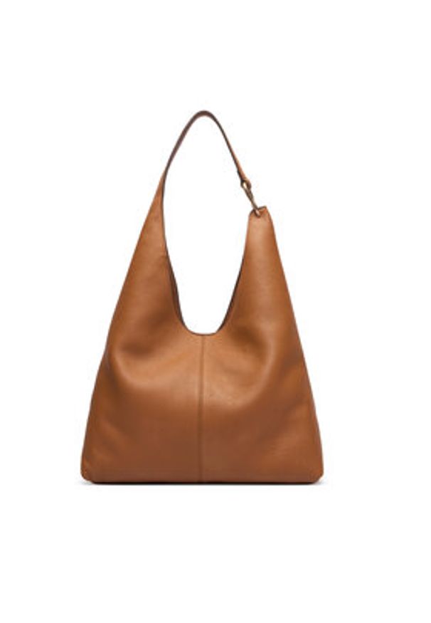 Calvin Klein Torebka Slouchy Leather Md Shoulder Bag LV04F3543G Zielony. Kolor: zielony. Materiał: skórzane