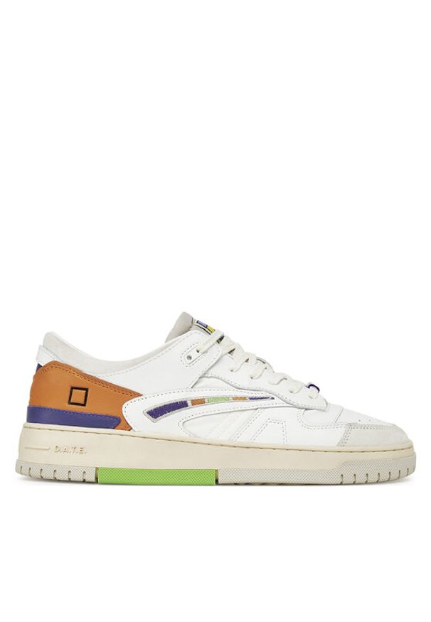 D.A.T.E. Sneakersy Torneo M421-T8-CO Biały. Kolor: biały. Materiał: skóra