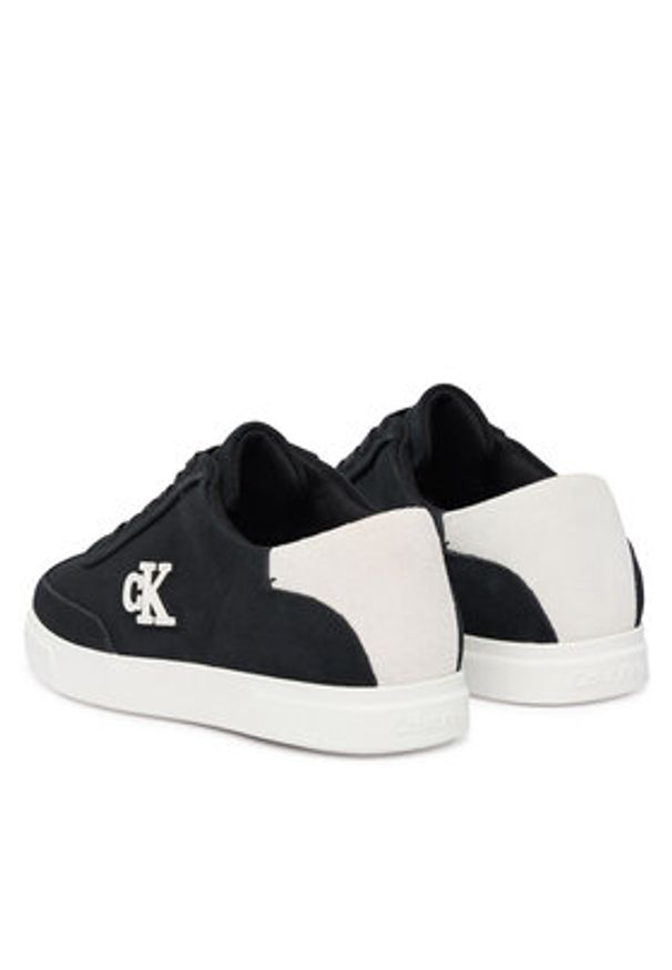 Calvin Klein Sneakersy Low Pro Cups Wt Suede Mg HW0HW03144 Czarny. Kolor: czarny. Materiał: zamsz, skóra