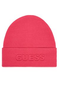 Guess Czapka AW5179 POL01 Różowy. Kolor: różowy. Materiał: materiał #1