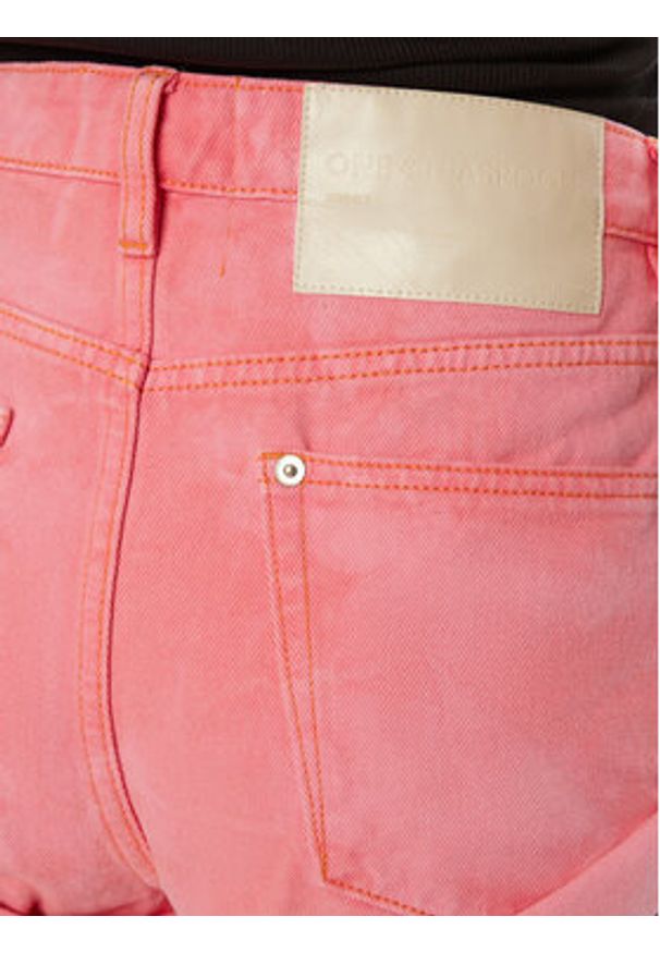 One Teaspoon Szorty jeansowe Bandits 26780 Różowy Regular Fit. Kolor: różowy. Materiał: bawełna