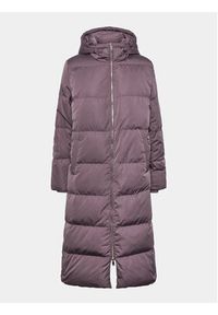 YAS Płaszcz zimowy 26023635 Fioletowy Regular Fit. Kolor: fioletowy. Materiał: syntetyk. Sezon: zima