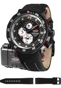 Zegarek Vostok Europe Zegarek męski Vostok Europe YM86-620C635 czarny. Kolor: czarny #1