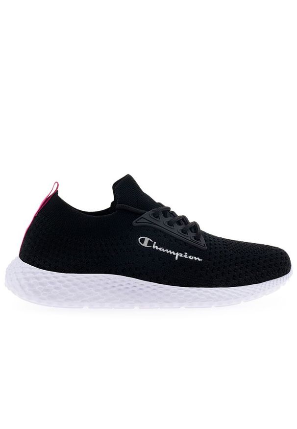 Buty Champion Sprint Element S11526-KK002 - czarne. Kolor: czarny. Materiał: guma, tkanina, materiał. Szerokość cholewki: normalna. Sport: bieganie