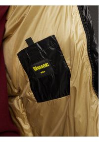 Blauer Kurtka puchowa 24WBLUK03323 Czarny Regular Fit. Kolor: czarny. Materiał: syntetyk