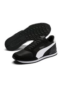 Buty do chodzenia unisex Puma ST RUNNER V2 MESH. Kolor: czarny. Materiał: mesh. Sport: turystyka piesza