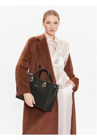 Liu Jo Torebka M Satchel Double AXX010 E0087 Czarny. Kolor: czarny. Materiał: skórzane #4
