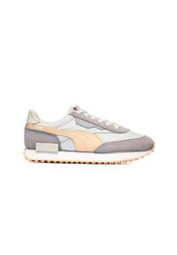 Buty do chodzenia damskie Puma Future Rider Soft. Zapięcie: sznurówki. Kolor: szary, wielokolorowy. Materiał: syntetyk, tkanina, skóra, materiał. Szerokość cholewki: normalna. Sport: turystyka piesza