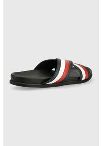 TOMMY HILFIGER - Tommy Hilfiger klapki męskie kolor czarny. Kolor: czarny. Materiał: guma #4