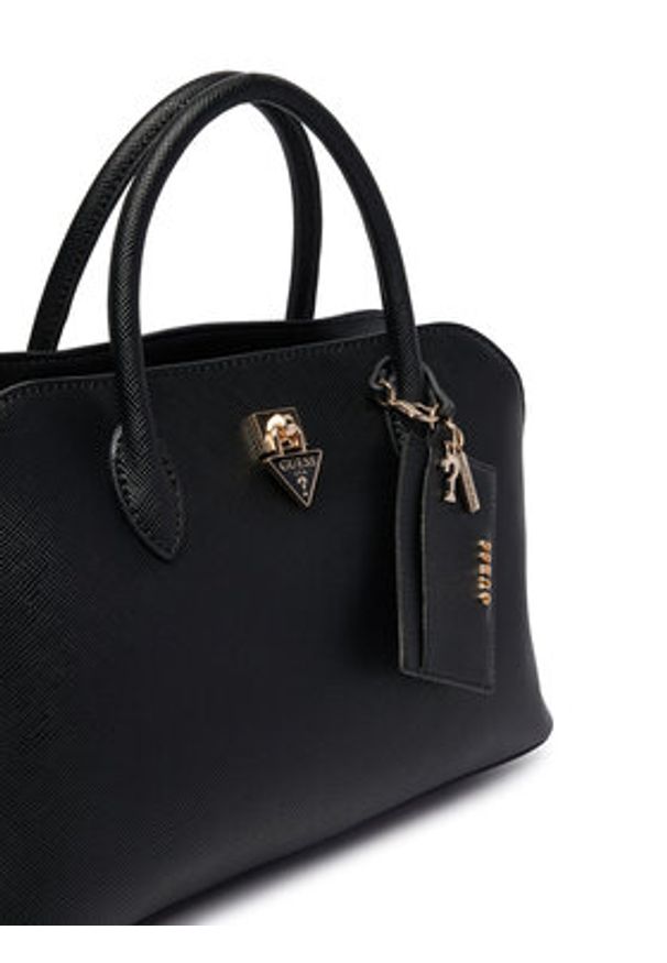 Guess Torebka Patsie HWZG99 19060 Czarny. Kolor: czarny. Materiał: skórzane