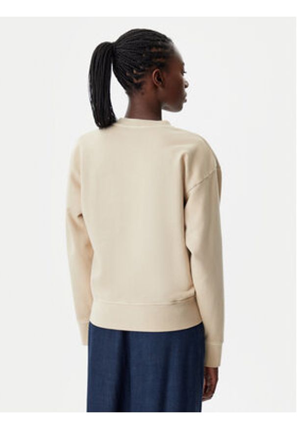 Pinko - PINKO Bluza 104618 A2CV C36 Beżowy Regular Fit. Kolor: beżowy. Materiał: bawełna