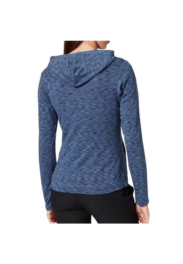 columbia - Bluza trekkingowa damska Columbia Outer Spaced Full Zip. Kolor: niebieski. Materiał: poliester, bawełna. Sport: turystyka piesza