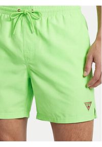 Guess Szorty kąpielowe F6GT24 WG282 MEDIUM Zielony Regular Fit. Kolor: zielony. Materiał: syntetyk #3