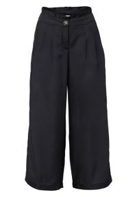 Spodnie culotte TENCEL™ Lyocell bonprix czarny. Kolor: czarny. Materiał: lyocell #1