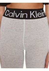 Calvin Klein Legginsy 701226027 Szary Slim Fit. Kolor: szary. Materiał: syntetyk #5