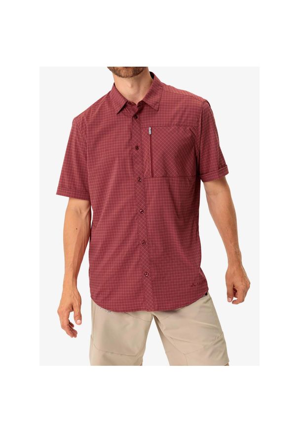 Koszula turystyczna męska Vaude Seiland Shirt IV. Kolor: czerwony