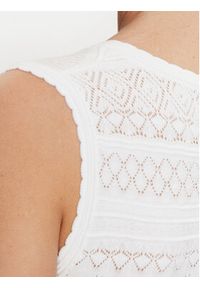Morgan Sukienka letnia 241-RMNAIA Biały Slim Fit. Kolor: biały. Materiał: wiskoza. Sezon: lato #4