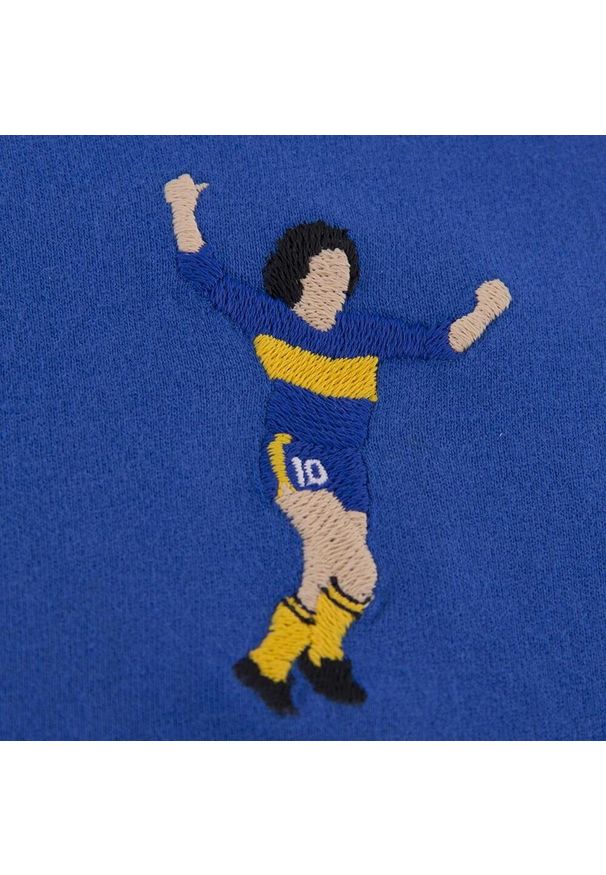 COPA FOOTBALL - Koszulka dla dorosłych - Maradona x COPA Boca Bordado - Niebieski. Kolor: niebieski. Sport: piłka nożna