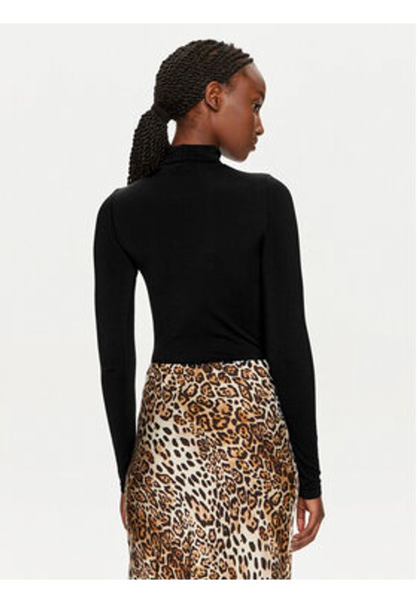 Wolford Body Colorado 75083 Czarny Slim Fit. Kolor: czarny. Materiał: bawełna