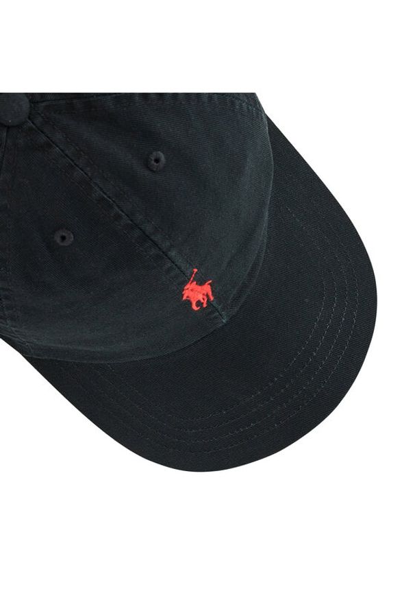 Polo Ralph Lauren Czapka z daszkiem Clsc Cap 323552489001 Czarny. Kolor: czarny. Materiał: materiał