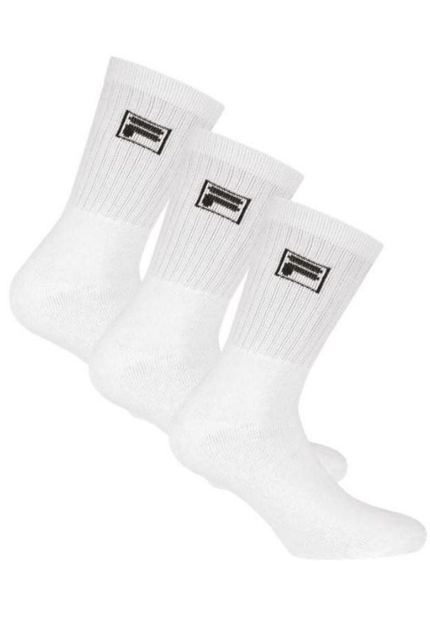 Unisex Fila skarpetki tenisowe 3 pary białe rozmiar 35-38. Kolor: biały