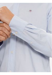 GANT - Gant Koszula Slim Poplin 3000102 Niebieski Regular Fit. Kolor: niebieski. Materiał: bawełna #4
