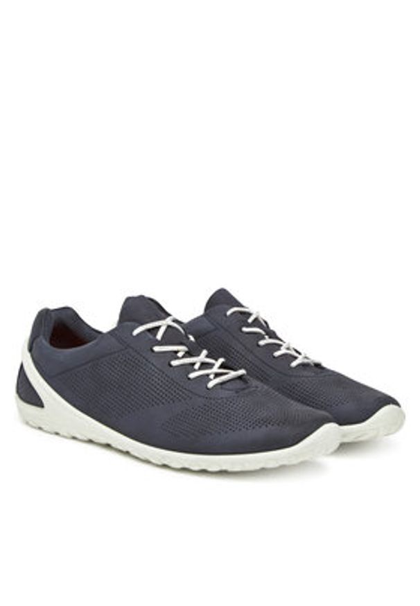 ecco - ECCO Sneakersy Biom Lite 80238402038 Granatowy. Kolor: niebieski. Materiał: skóra, nubuk