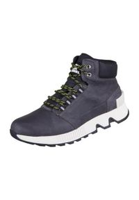 sorel - Buty do chodzenia męskie Sorel Mac Hill Mid Ltr WP. Wysokość cholewki: za kostkę. Zapięcie: sznurówki. Kolor: niebieski. Materiał: materiał, syntetyk. Szerokość cholewki: normalna. Sport: turystyka piesza
